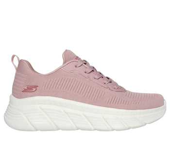 Scarpe da ginnastica rosa da donna in tessuto mesh con maxi-suola Skechers Bobs B Flex, Brand, SKU s313500403, Immagine 0